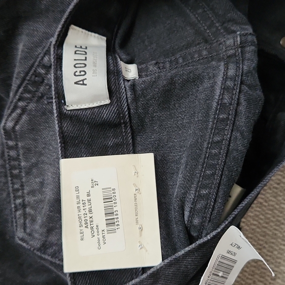 Agolde Riley Shorts size 27 - Picture 9 of 13